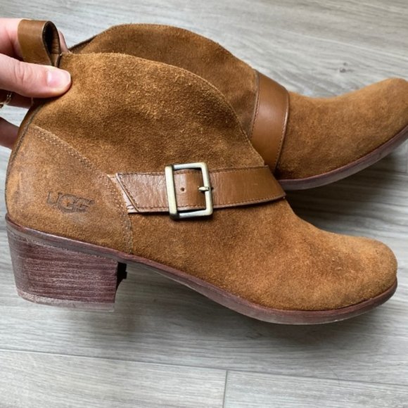 UGG Shoes - UGG Wright Distressed Shearling Boot